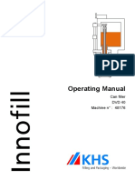 Operating Manual: Can Filler DVD 40 Machine N°: 48176