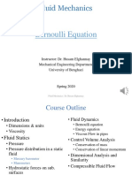 Fluid Mechanics: Bernoulli Equation