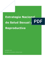 Estrategia Nacional Salud Sexual y Reproductiva