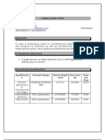 Curriculum Vitae Prabhat Kumar