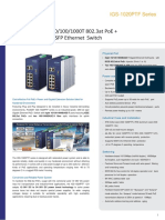 Industrial 8-Port 10/100/1000T 802.3at Poe + 2-Port 100/1000X SFP Ethernet Switch