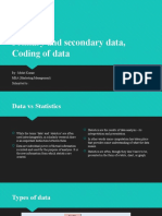 Primary and Secondary Data
