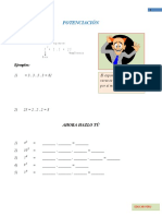 Potenciación: Términos