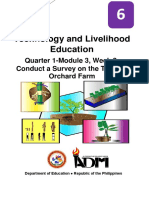 Technology and Livelihood Education: Quarter 1-Module 3, Week 3: Conduct A Survey On The Types of Orchard Farm