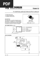 TV Vertical Deflection Output Circuit: Description