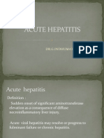 Acute Hepatitis: Dr.G.Indhumathi MD.