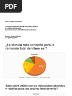 Encuesta Sobre Indicaciones Absolutas y Relativas de Cesárea Histerectomía