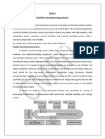 Unit-1 Flexible Manufacturing Systems