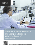 Automatic Visualization of The Sample Blocks in Wincc Advanced