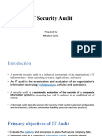 IT Security Audit: Prepared by Mbabazi Sylvia