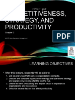 Competitiveness, Strategy and Productivity