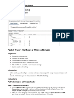 13.1.10 Packet Tracer Configure A Wireless Network