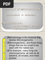 History of Microbiology