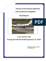 The South African Civil Aviation Authority Aircraft Accident Investigation Final Report