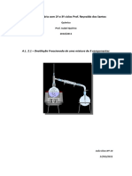 Relatorio Destilação