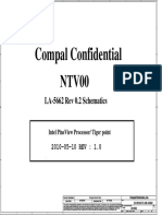 Compal Confidential: LA-5662 Rev 0.2 Schematics