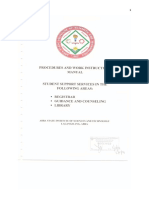 Registrar Manual Sample