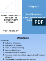 Admas University Faculty of Development Studies: Lecturer: Zakeria Eid Ismail MSC of Economics