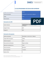 Certificado Snies