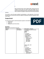 Problem Statement 2 - Food-App