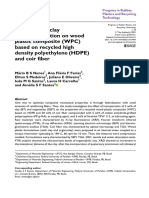 The Effect of Clay Organophilization On Wood Plastic Composite (WPC) Based On Recycled High Density Polyethylene (HDPE) and Coir Fiber