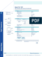 Model 736 / 736T: High Sensitivity, High Frequency Accelerometer