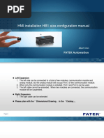 HMI Installation HB1 Size Configuration Manual - en
