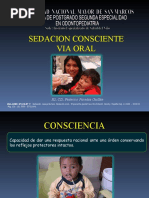 Sedación Consciente Vía Oral