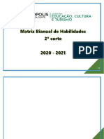 5º Ano - Matriz Bianual - 2º Corte