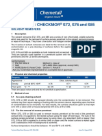 Britemor / Checkmor S72, S76 and S85: Solvent Removers