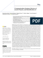 Trends in Intelligent Communication Systems: Review of Standards, Major Research Projects, and Identification of Research Gaps