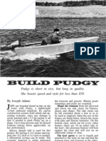 Pudgy A 12 Foot Canvas Runabout Boat Plans