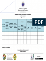  Performance Progress Monitoring & Coaching Report