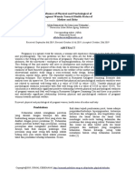 Influence of Physical and Psychological of Pregnant Women Toward Health Status of Mother and Baby