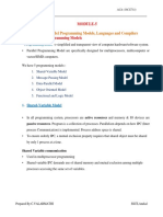 Chapter-10 Parallel Programming Models, Languages and Compilers