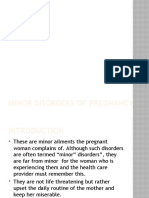 Minor Disorders of Pregnancy