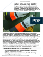 Electrical Insulation Gloves (IEC 60903)