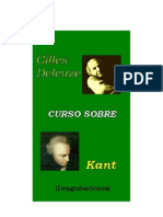 Deleuze Gilles - Curso Sobre Kant