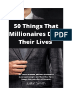 50 Things That Millionaires Do - Xxxx-11111