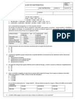 Taller de Matematica Grado 4º