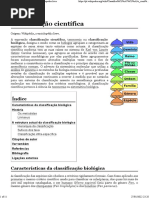 Classificação Científica - Wikipédia, A Enciclopédia Livre