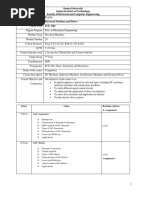 Electrical Machines and Drives Course Outline