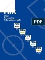 2022 FIFA Refereeing International Lists