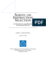 Survey On Instruction Selection