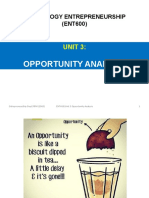 Unit 3 (Opportunity Analysis)