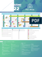 Calendario Academico - Puc Minas - 2022