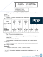 Devoir de Synthèse N°1 2010 2011 (Ben Belgacem Mohamed)