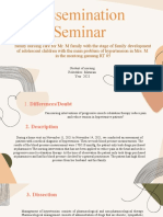 Seminar Desiminasi Keluarga