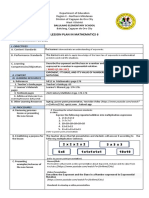 Lesson Plan in Mathematics 6: Balulang Elementary School