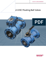 WKM Model 610C Floating Ball Valves